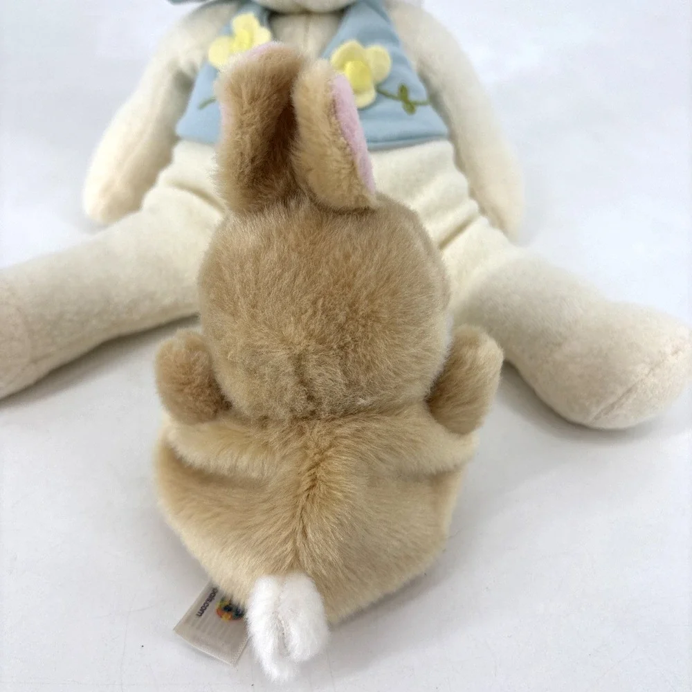 Plush Bunny LOT Bunnies By‎ The Bay BUTTERCUP Floppy & Palm Pals Baby Aurora
